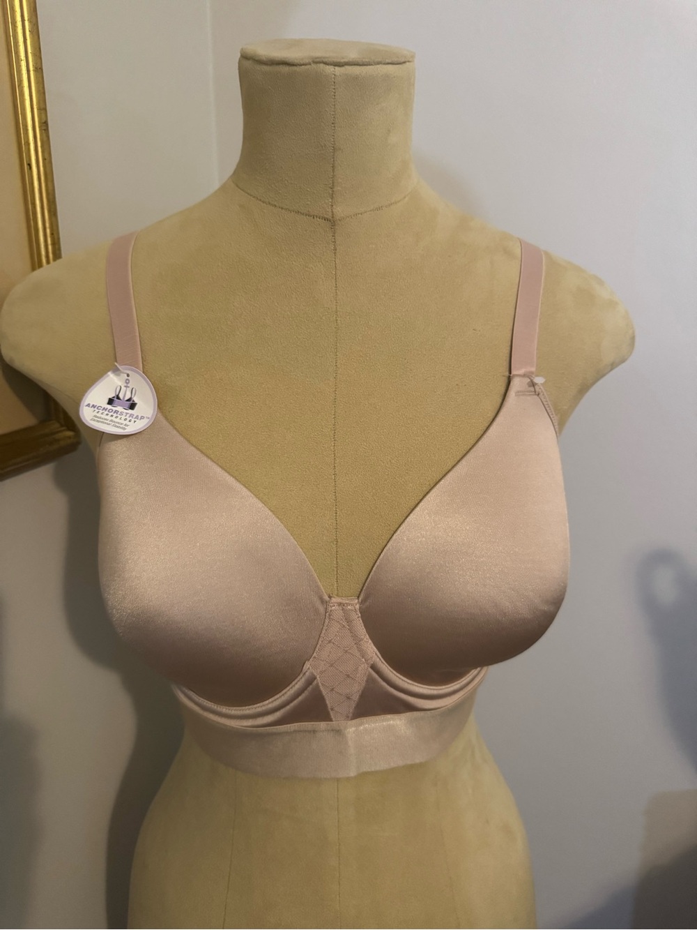 Bali Nude Underwire Contour Bra with Anchor Straps 34D